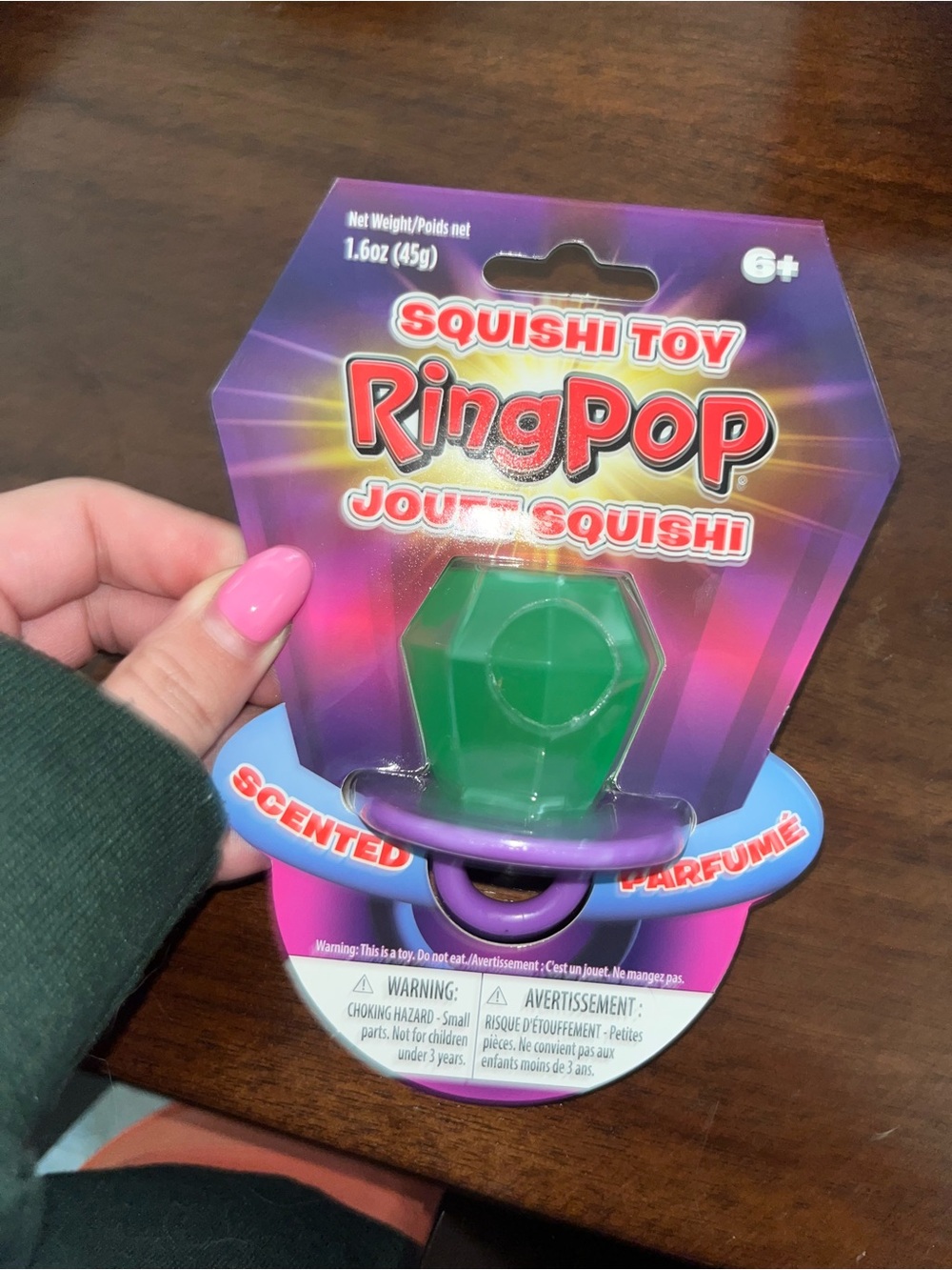 Ring Green Squishi Ring Pop Toy by Ring